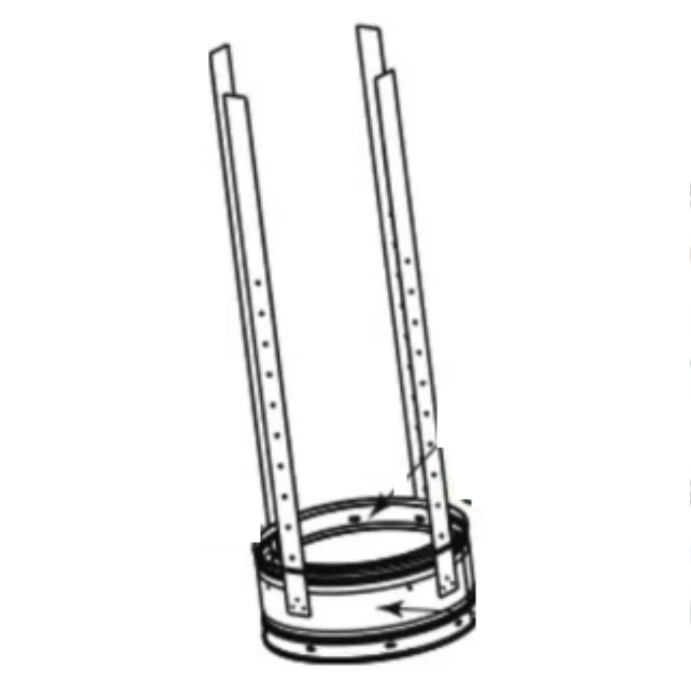 37003MON 6 (152cm) Chimney Stabalizer 00