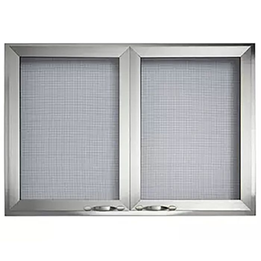 90945MON 42" Vesper Stainless Steel Mesh Cabinet Style Doors