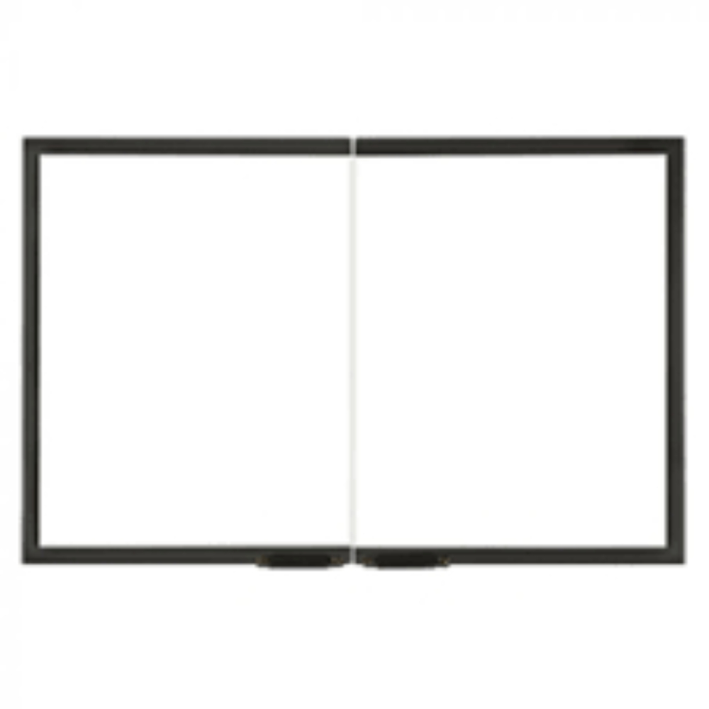 90941MON Gasketed Glass Door, Cabinet Style, Black (Not For Use On Radiant Units,