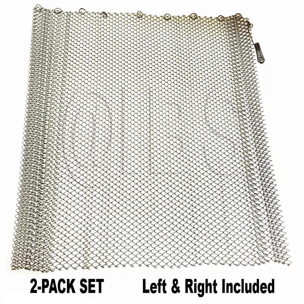 61D0001 Fire Screen Mesh w/pull 2-PACK SET
