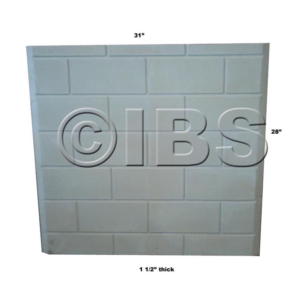 050453K Firebrick Back Assembly Hwb700 MUST SHIP FREIGHT