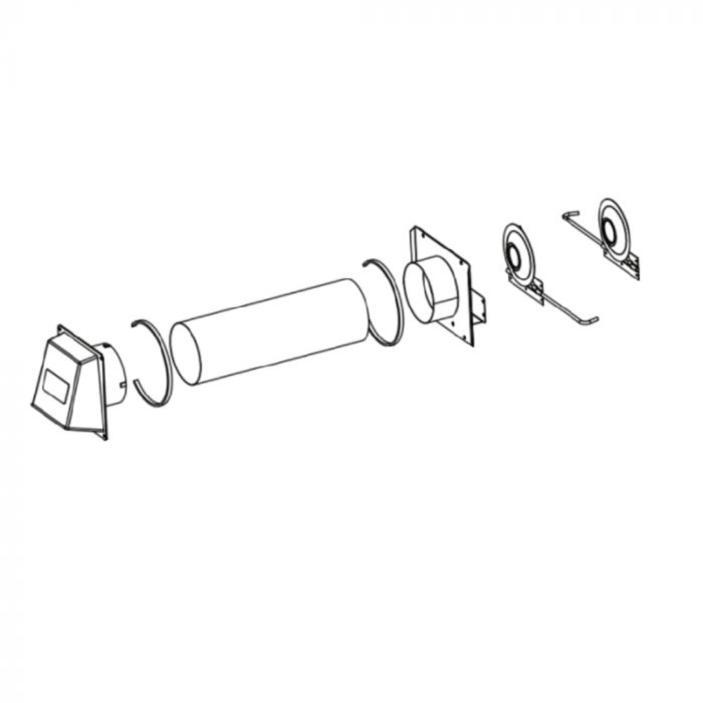 36314MON Outside Combustion Air Kit with Access Door
