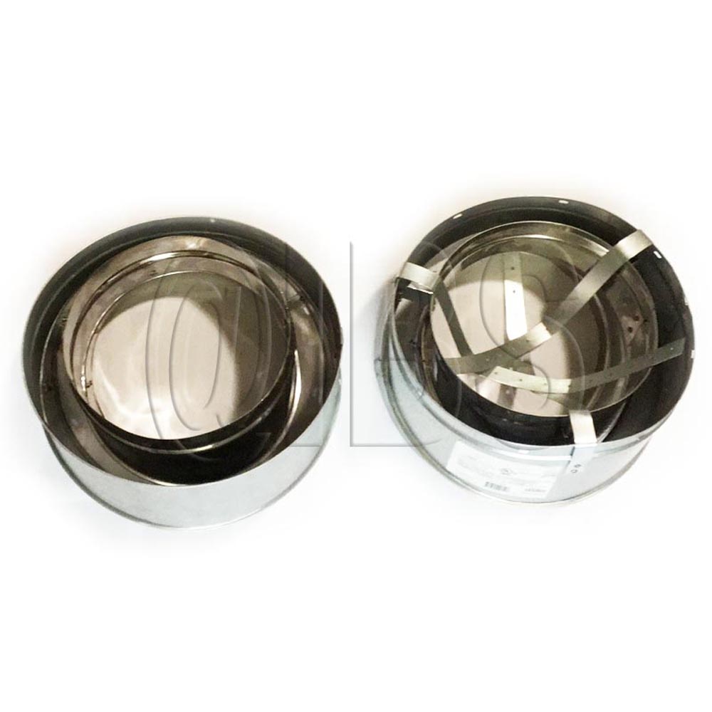 SK830/2 Off Set 30 Degree Chimney Pipe Double Wall