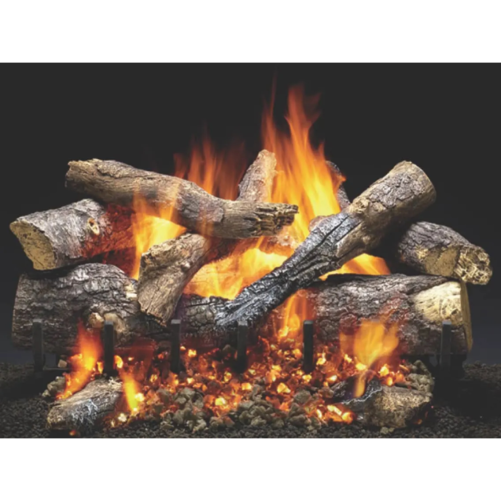 Heat & Glo GO318 3 Tier Grand Oak 18" Gas Log Set