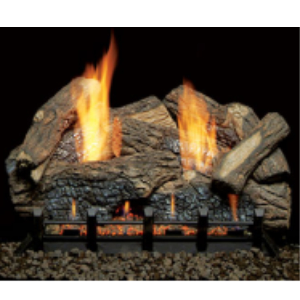 36298MON Majestic 18 Refractory 7-Pc Highland Oak Log