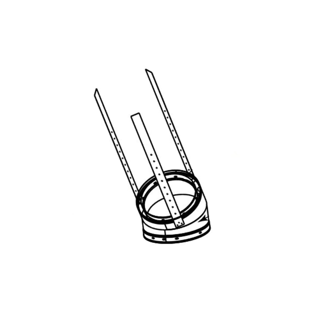 37024MON 15 Degree Elbow (offset and return) SL300