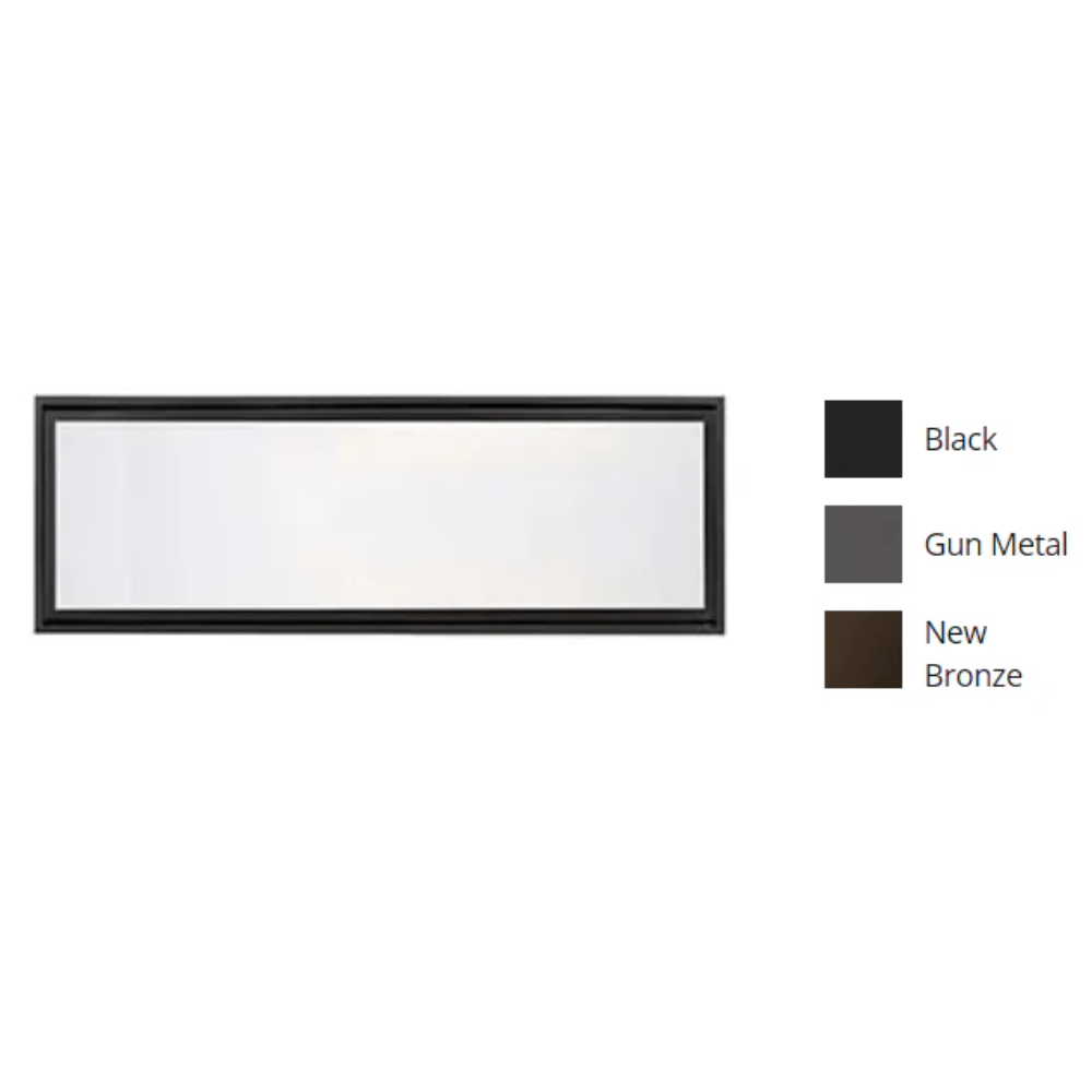 90835MON Clean Face trim-Gun Metal