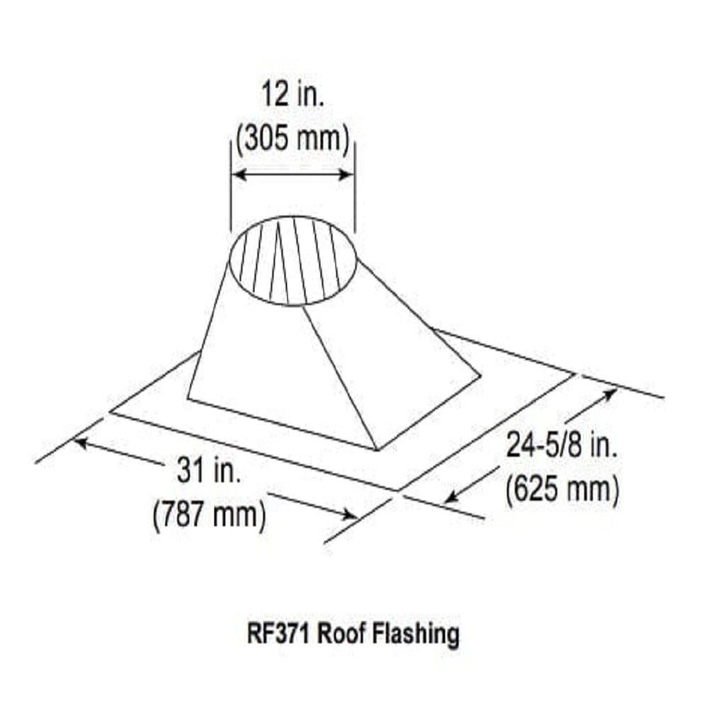 37033MON 6/12 12/12 Pitch Roof Flashing