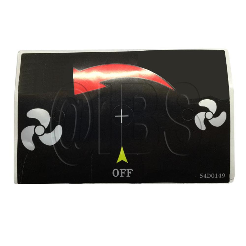 54D0149 Speed Control Decal